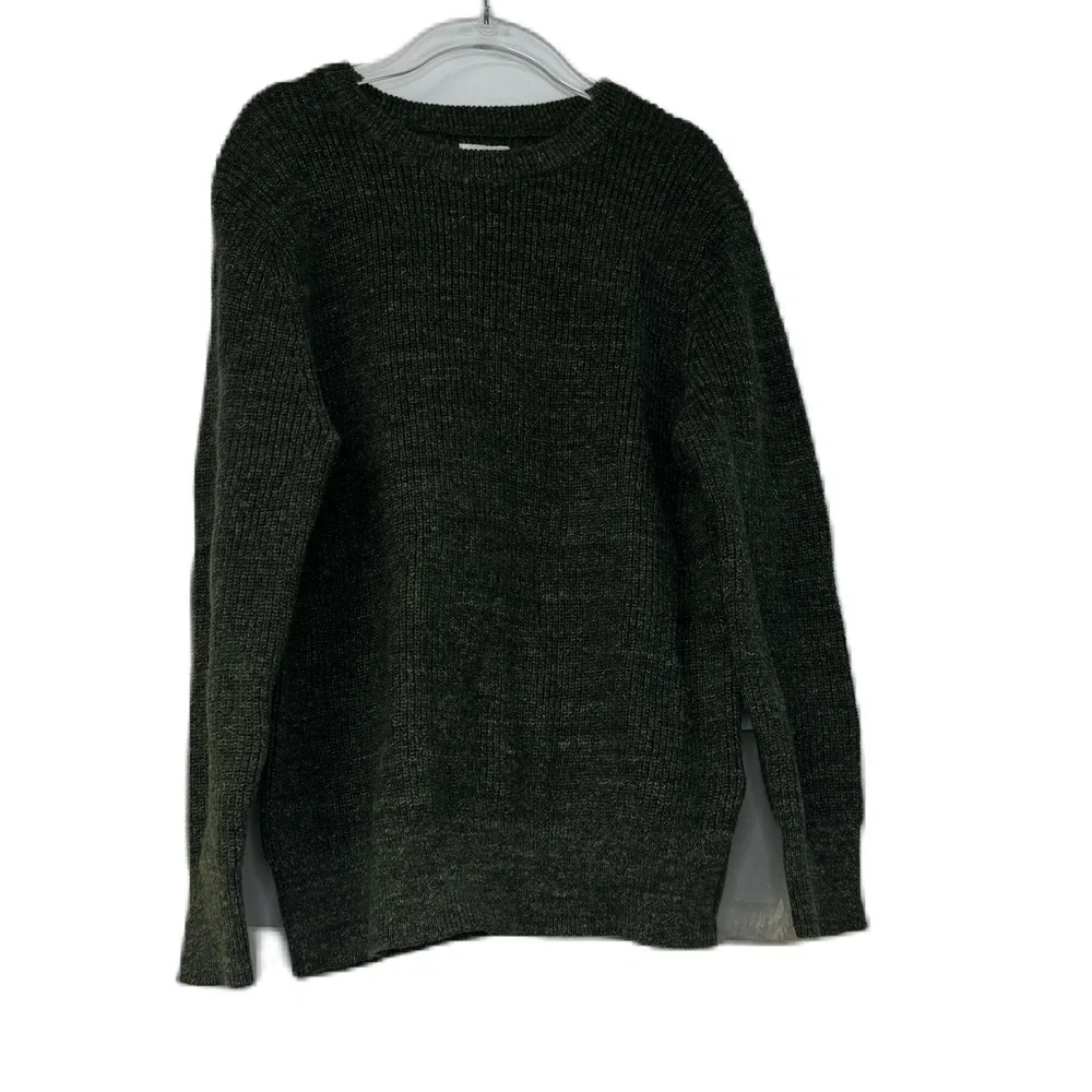 Gap Kids boys sz 6-7 green sweater holiday fancy cozy warm casual knit classic
